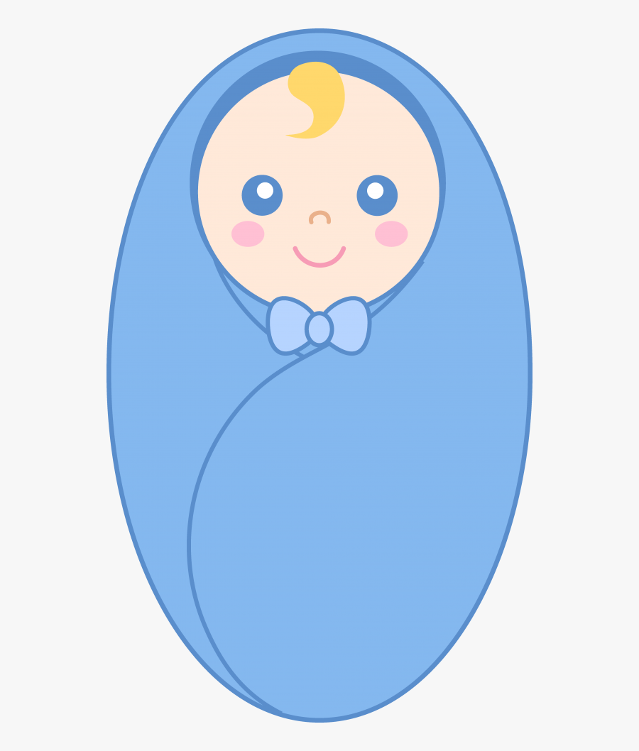 Transparent Baby Minnie Mouse Clip Art Png - Cartoon Baby Boy In A Blanket, Transparent Clipart