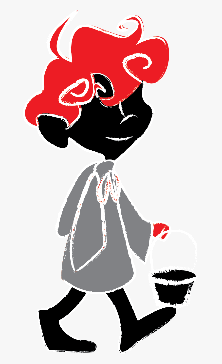 Little Red Riding Hood Angry Gif - Illustration, Transparent Clipart