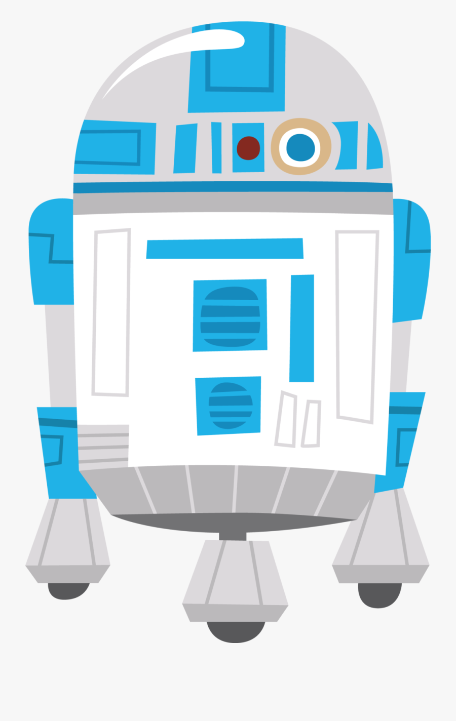 R2d2 Clipart - Star Wars R2d2 Clipart Png, Transparent Clipart
