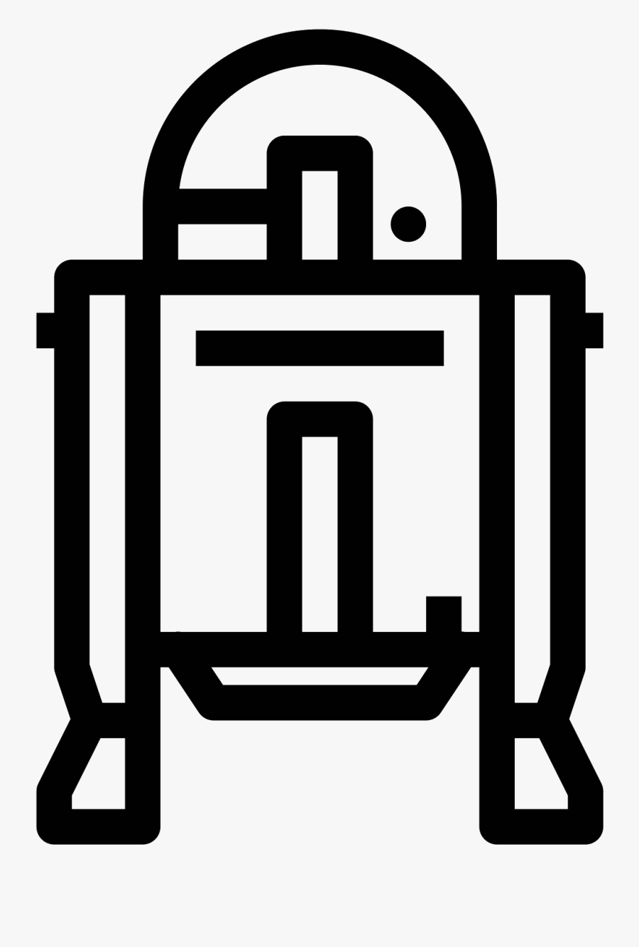 R2 D2 Icon, Transparent Clipart