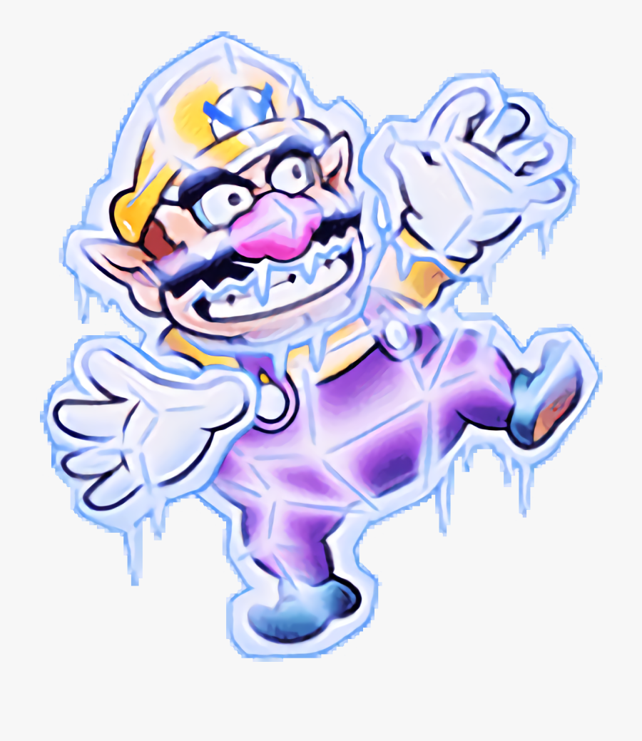 Icicle Clipart Frozen - Wario Land 3 Froze, Transparent Clipart
