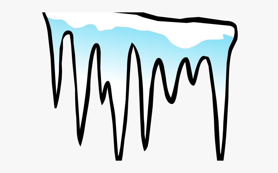 Icicle Clipart Pixel Art - Icicles Clipart Black And White, Transparent Clipart