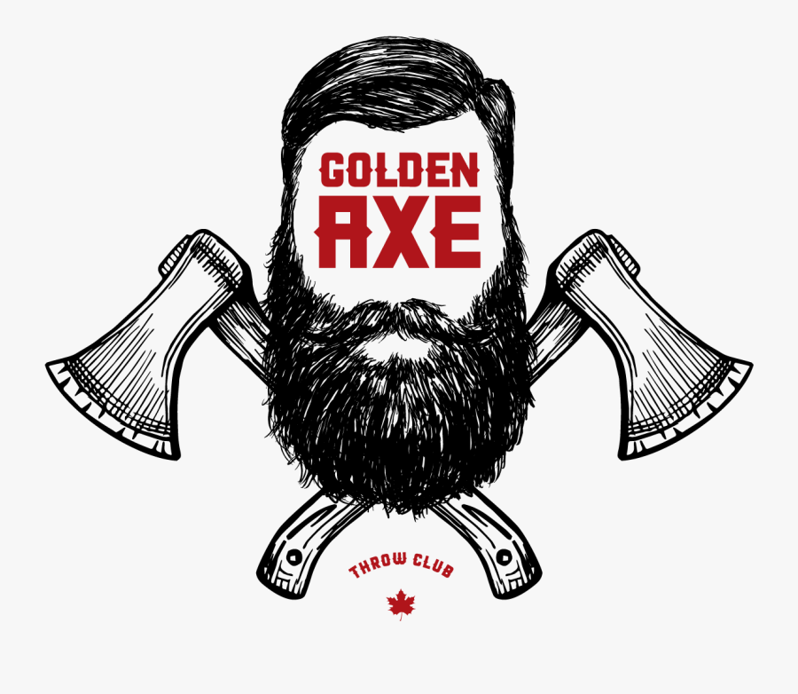 Axe Throwing Bangkok Golden - Beard Shirts For Him, Transparent Clipart
