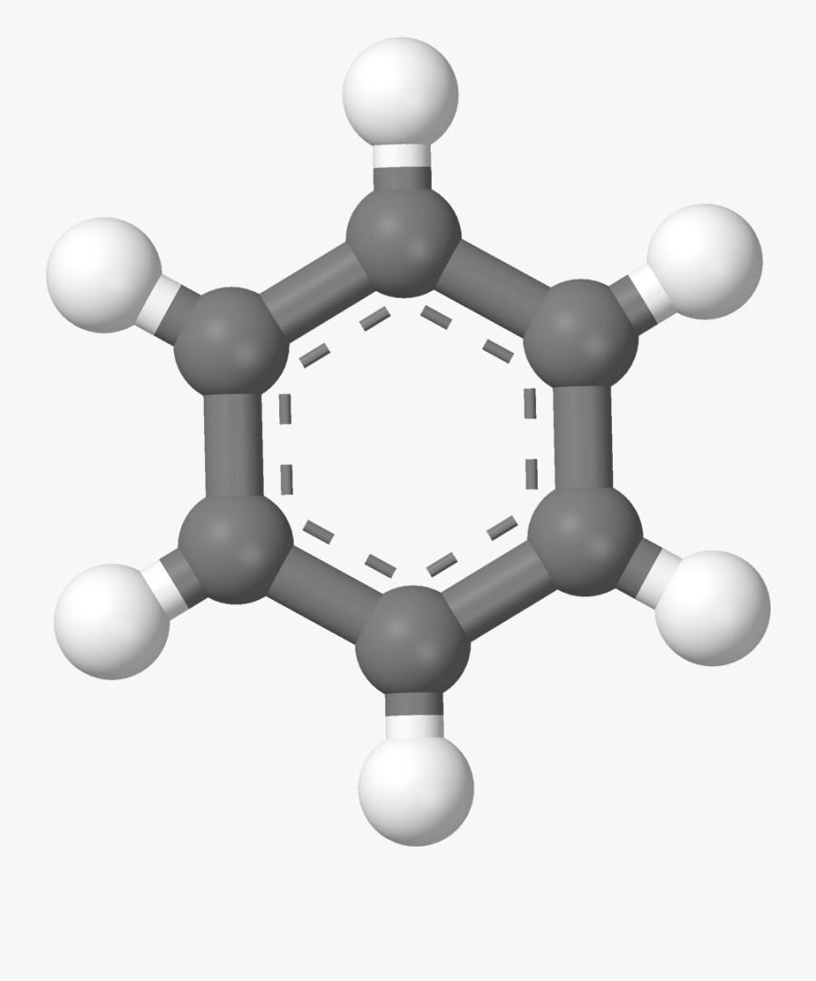 Benzene 3d Clipart , Png Download - Benzene Molecule, Transparent Clipart