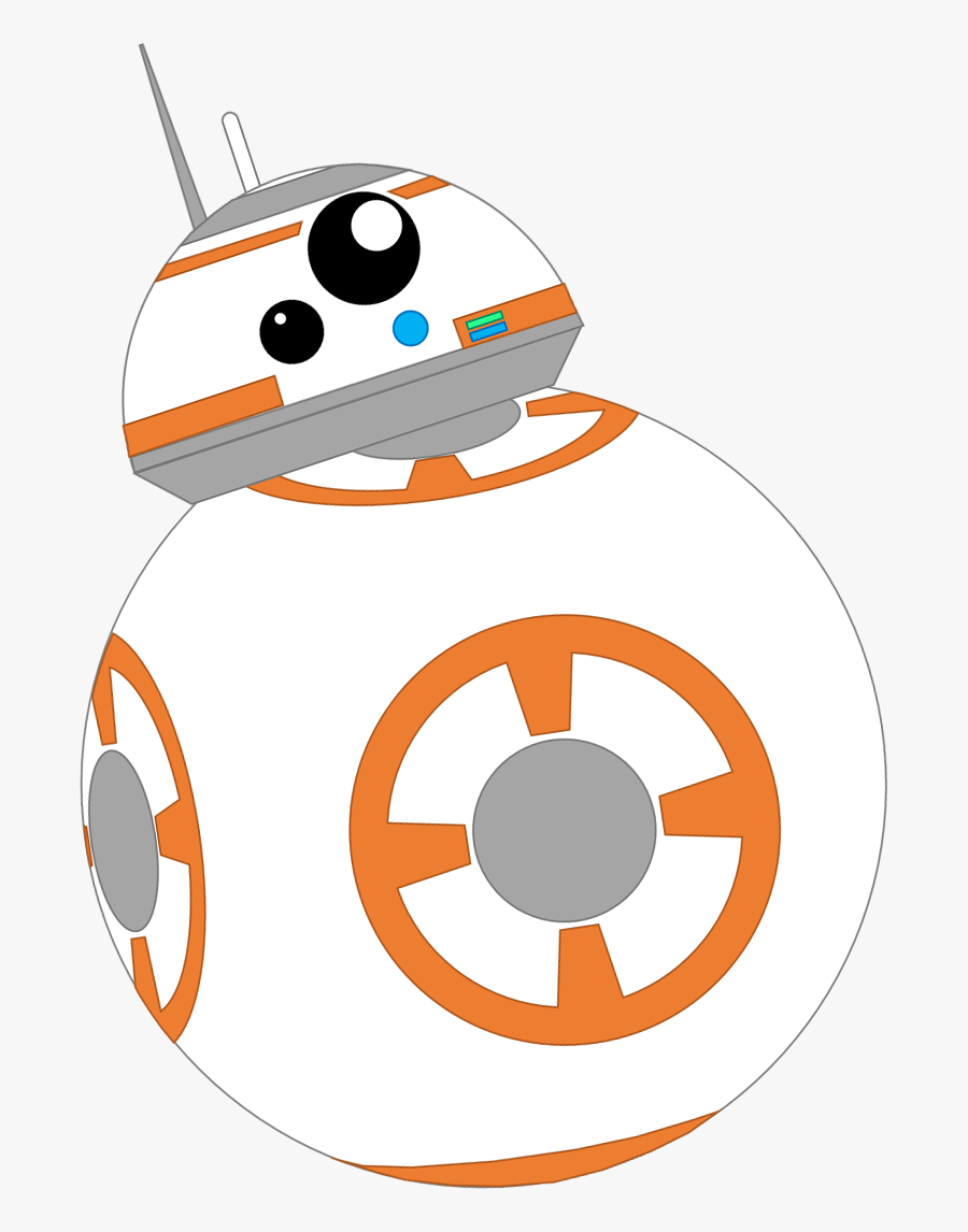 Bb 8 C 3po R2 D2 Battle Droid - Bb8 Star Wars Vector, Transparent Clipart