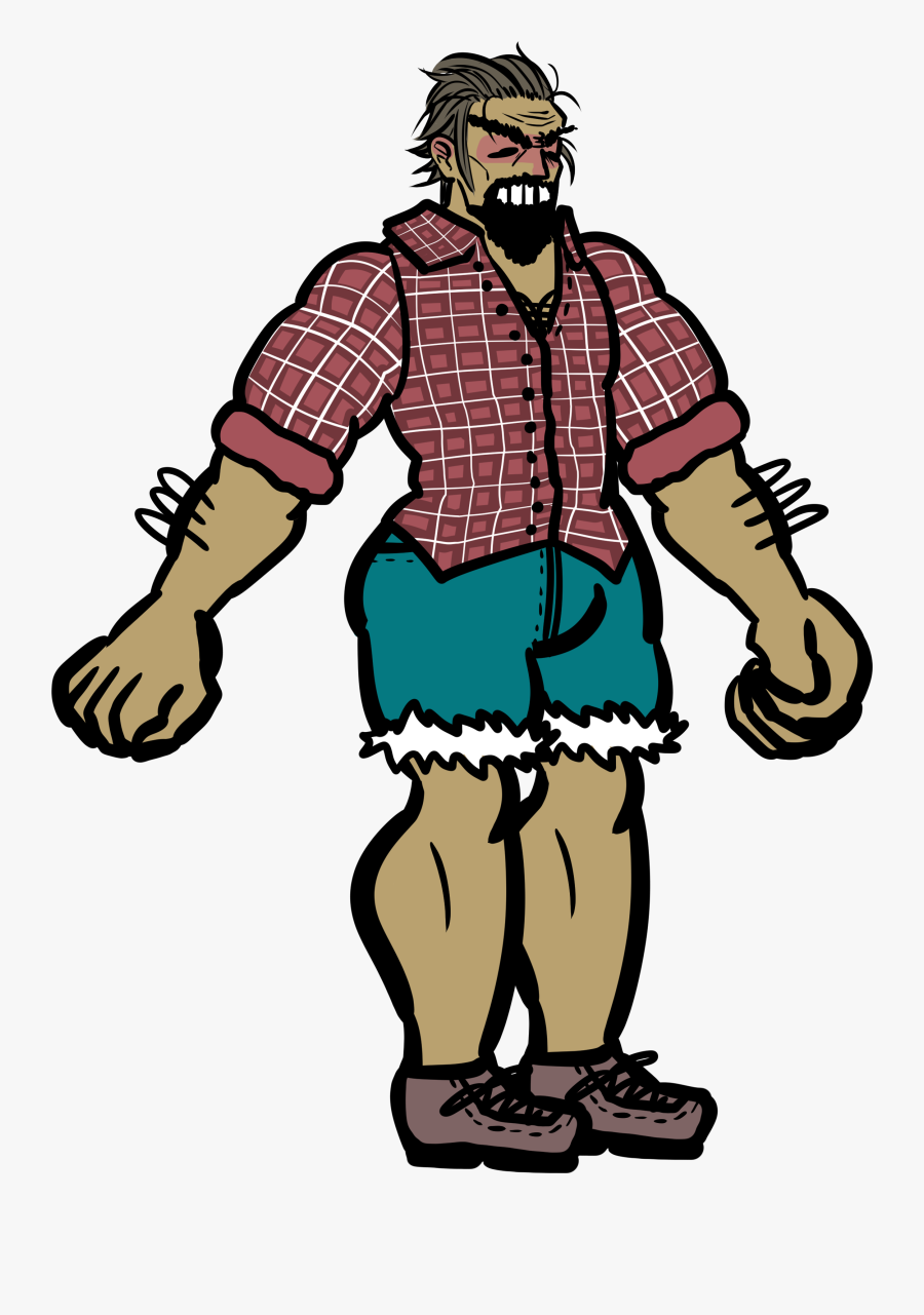 Lumberjack Clipart Tree Removal - Cartoon, Transparent Clipart