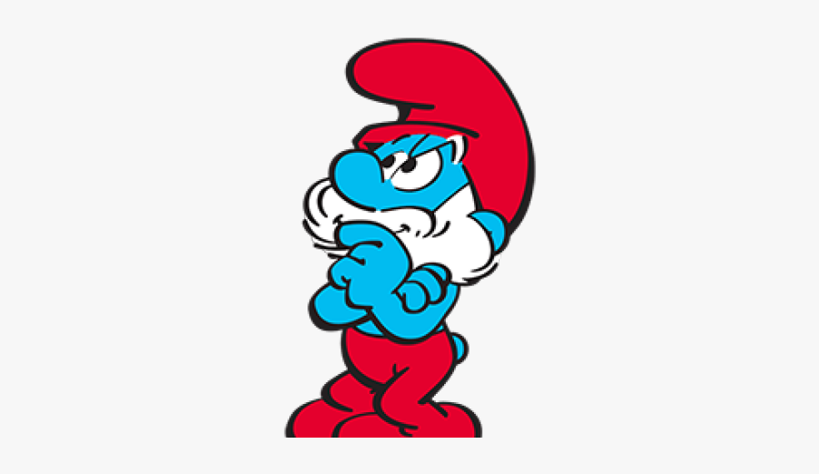 Papa Smurf, Transparent Clipart