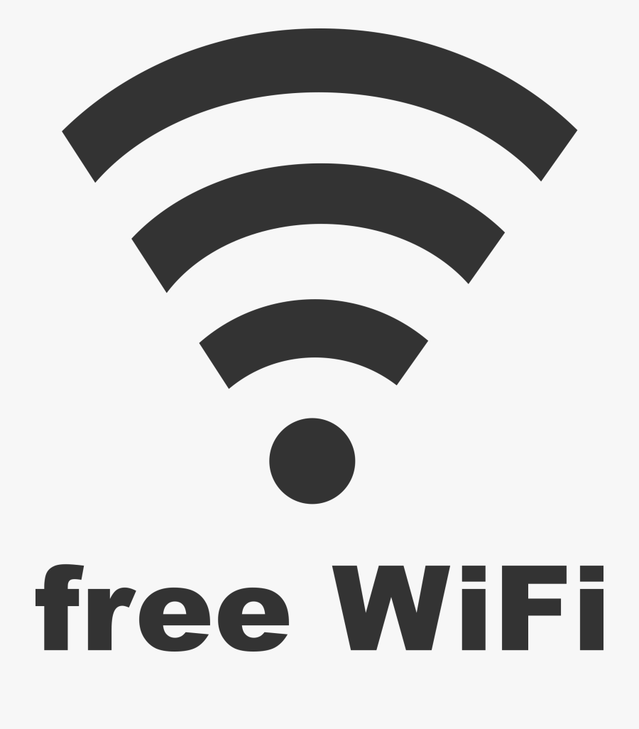 Free Wifi Sign - Free Wifi Vector Logo, Transparent Clipart