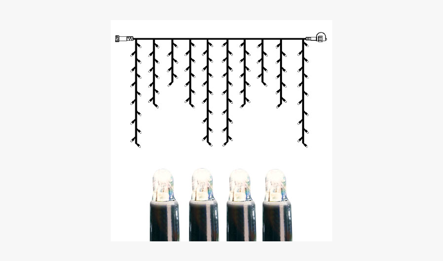 Clip Art Icicle Decorations - System Led 465 36, Transparent Clipart