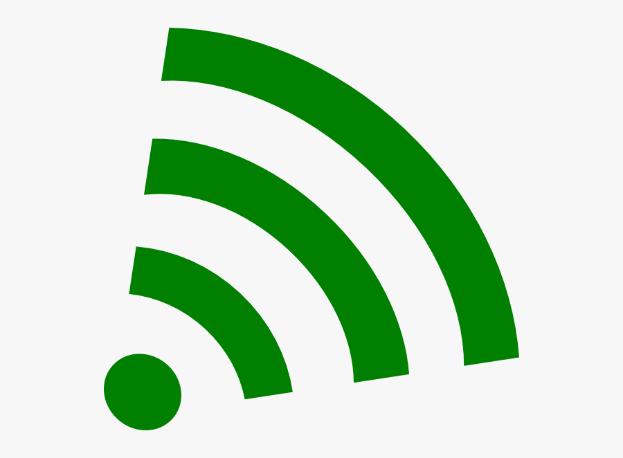 Green Wifi Svg Clip Arts, Transparent Clipart