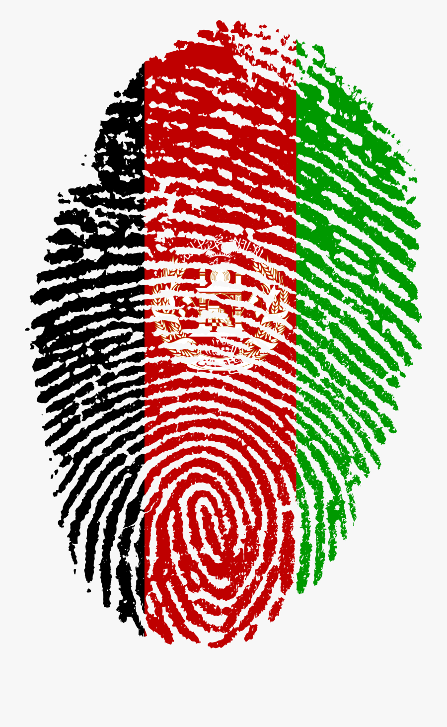 Morocco Fingerprint, Transparent Clipart