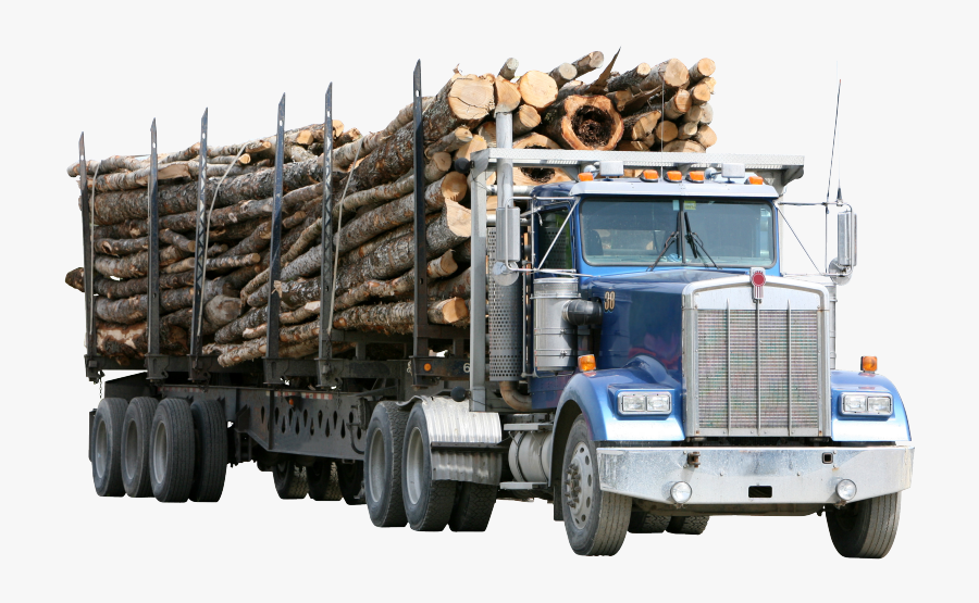 Car Logging Truck Lumberjack Forestry - Logging Truck, Transparent Clipart
