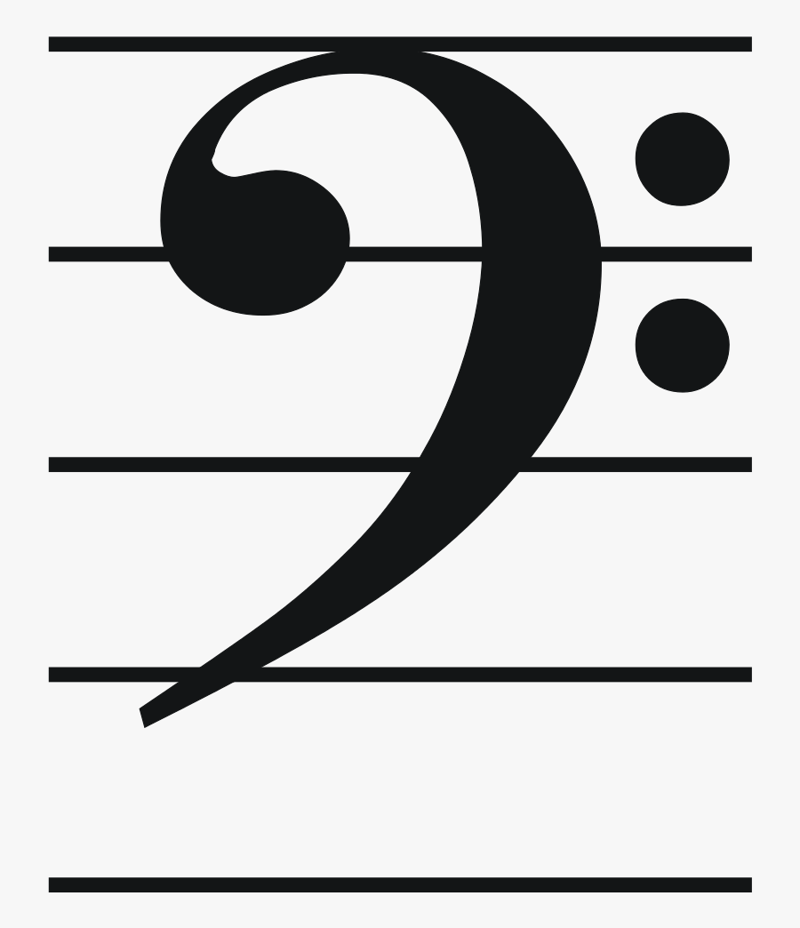 Clip Art Bass Clef Png - Meaning Of Bass Clef, Transparent Clipart