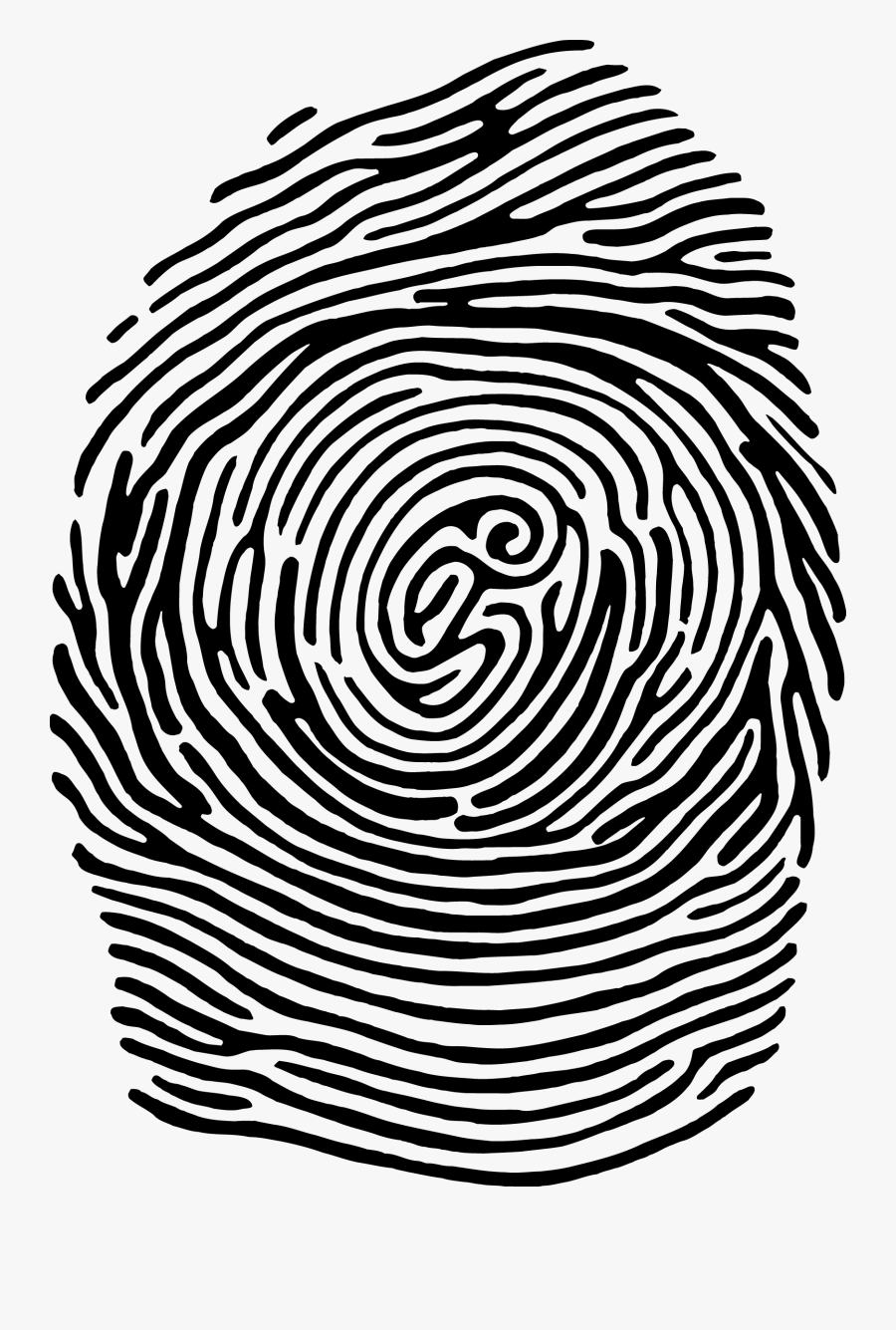 Freeuse Download Fingerprint Clipart Simplified - Agency D3, Transparent Clipart
