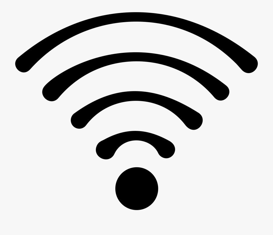 Transparent Pictures Trzcacak Rs - Black Wifi Sign Png, Transparent Clipart