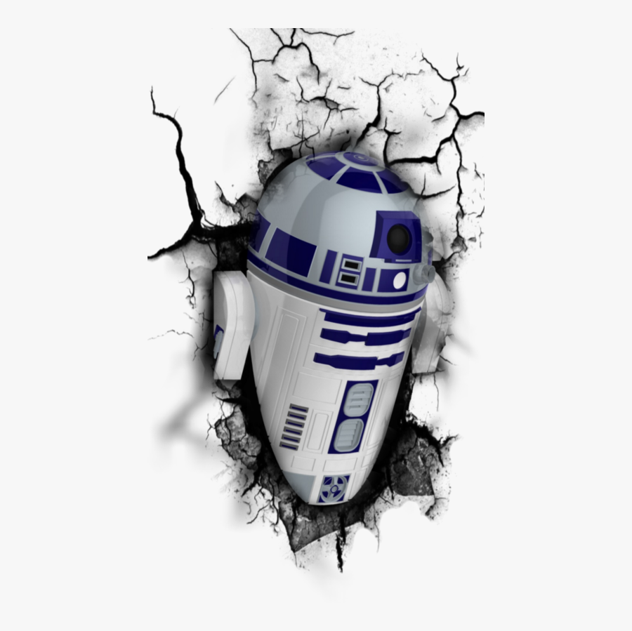 R2-d2 R2d2 Freetoedit R2 - 3d De Star Wars, Transparent Clipart