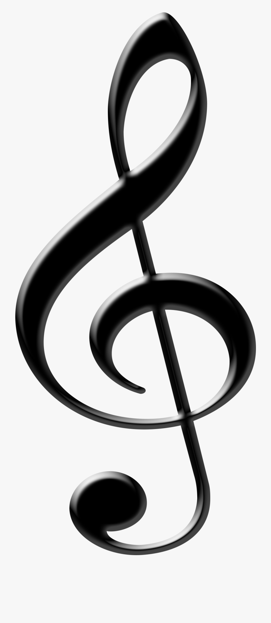 Pixa Treble Treble Clef - Music Notes Transparent Background, Transparent Clipart