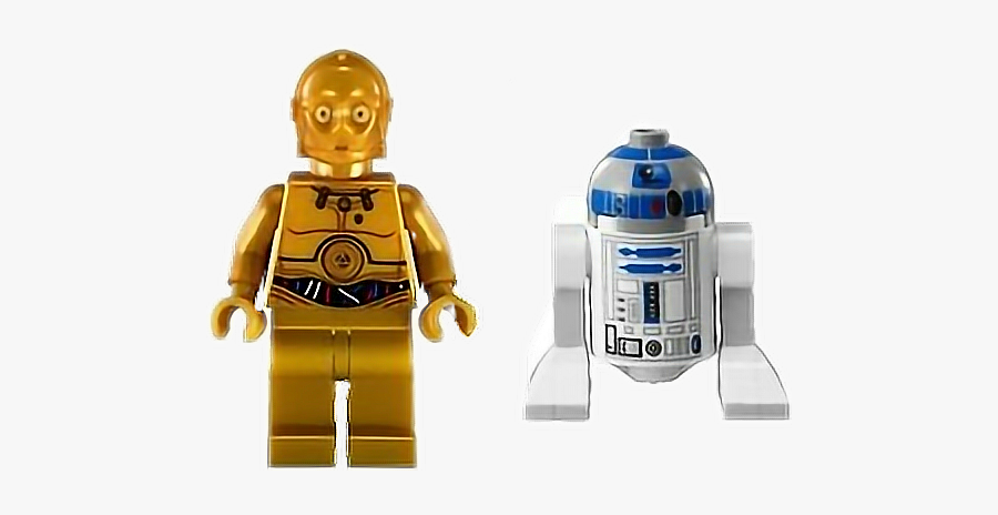 #starwars #friends #toys #robots #c3po #r2d2 - Lego Minifiguren Star Wars 9494, Transparent Clipart