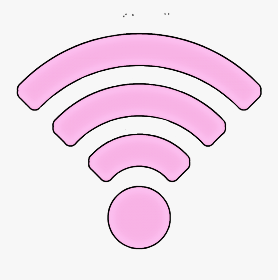 #wifi #love #pink #people #tumblr #freetoedit - Wifi Pink, Transparent Clipart