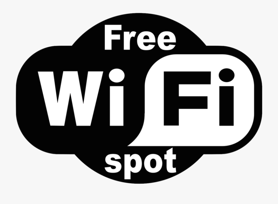 Clip Art Black Bull Edgworth - Free Wifi Spot Logo, Transparent Clipart