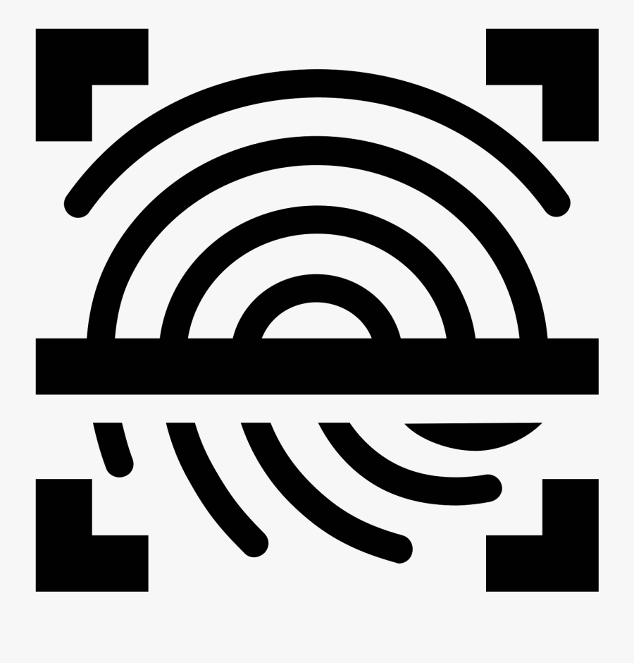 Fingerprint Scan Icon - Icon, Transparent Clipart
