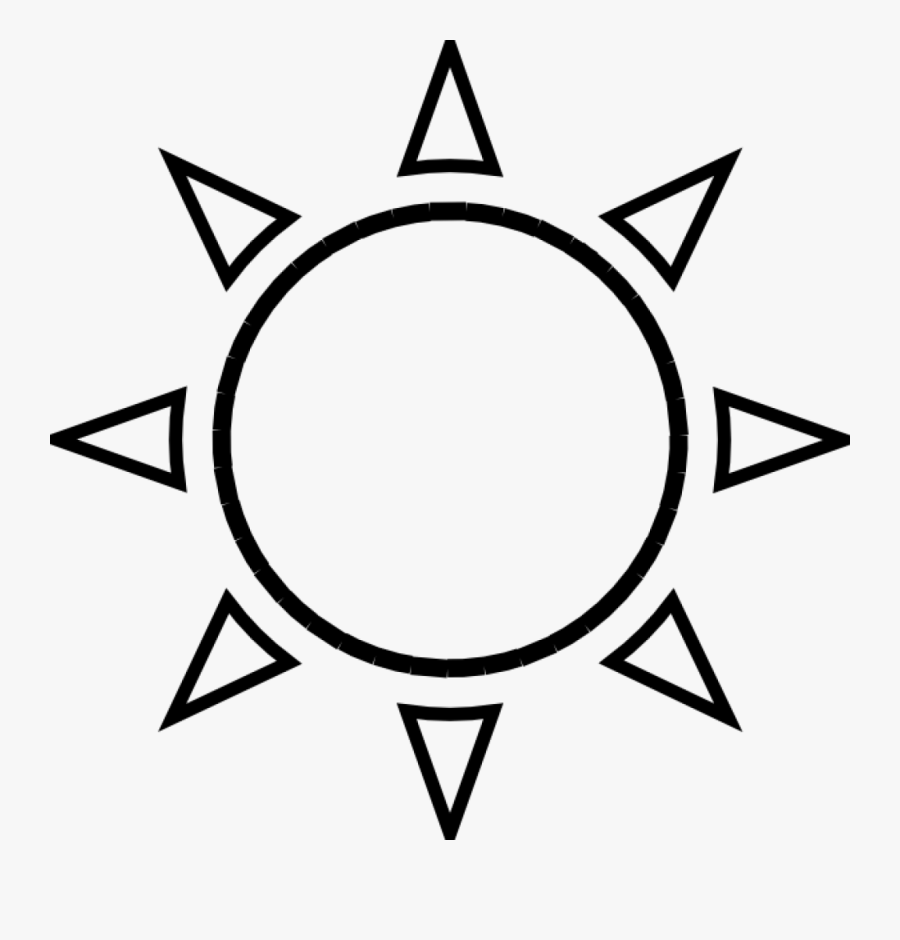 Sun Clipart White - Sun Clipart Black And White, Transparent Clipart