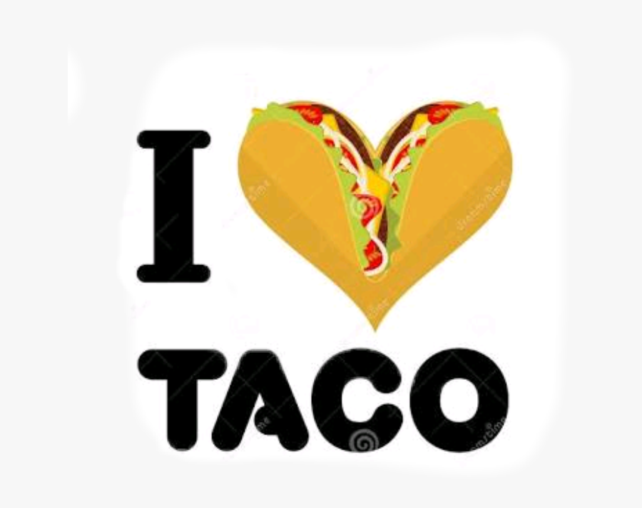 Heart Taco Clipart , Png Download - Love Mexican Tacos, Transparent Clipart