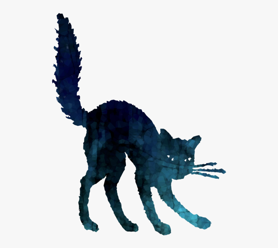 Cat Clipart Silhouette - Черный Кот Пнг, Transparent Clipart