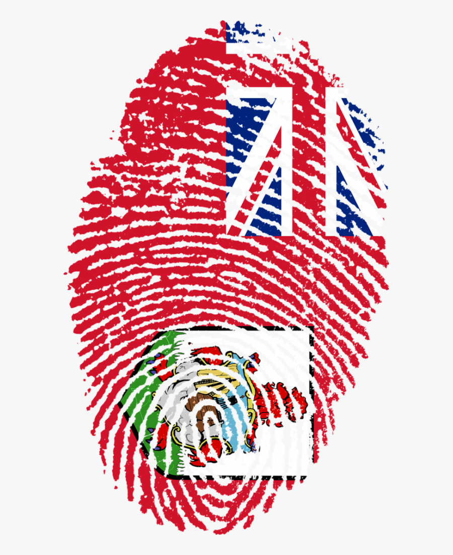 Bermuda Flag Fingerprint Country Transparent Png Images - Turks And Caicos Flag Png, Transparent Clipart