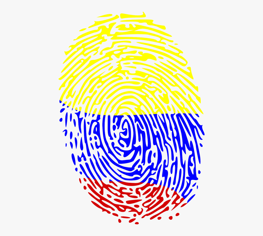 Fingerprint Crime Forensics - Huella Dactilar Colores Png, Transparent Clipart