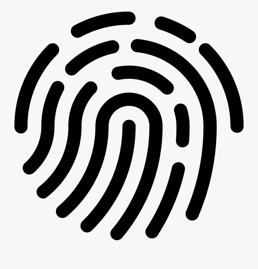 Finger Print Icon Free, Transparent Clipart