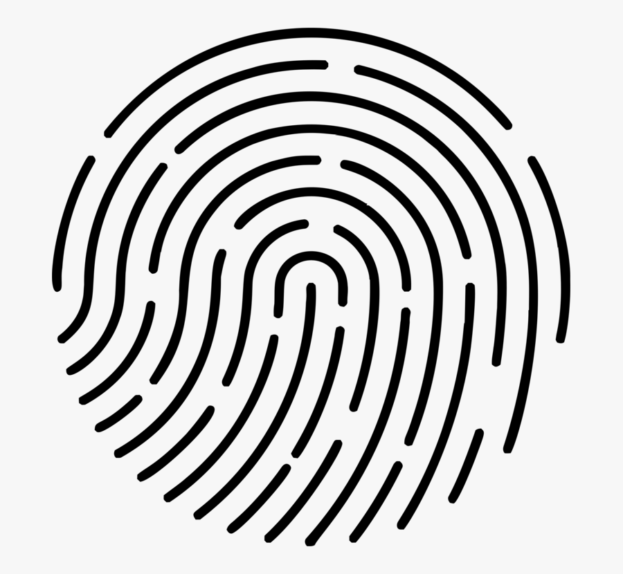 Line Art,symmetry,area - Fingerprint Clipart, Transparent Clipart