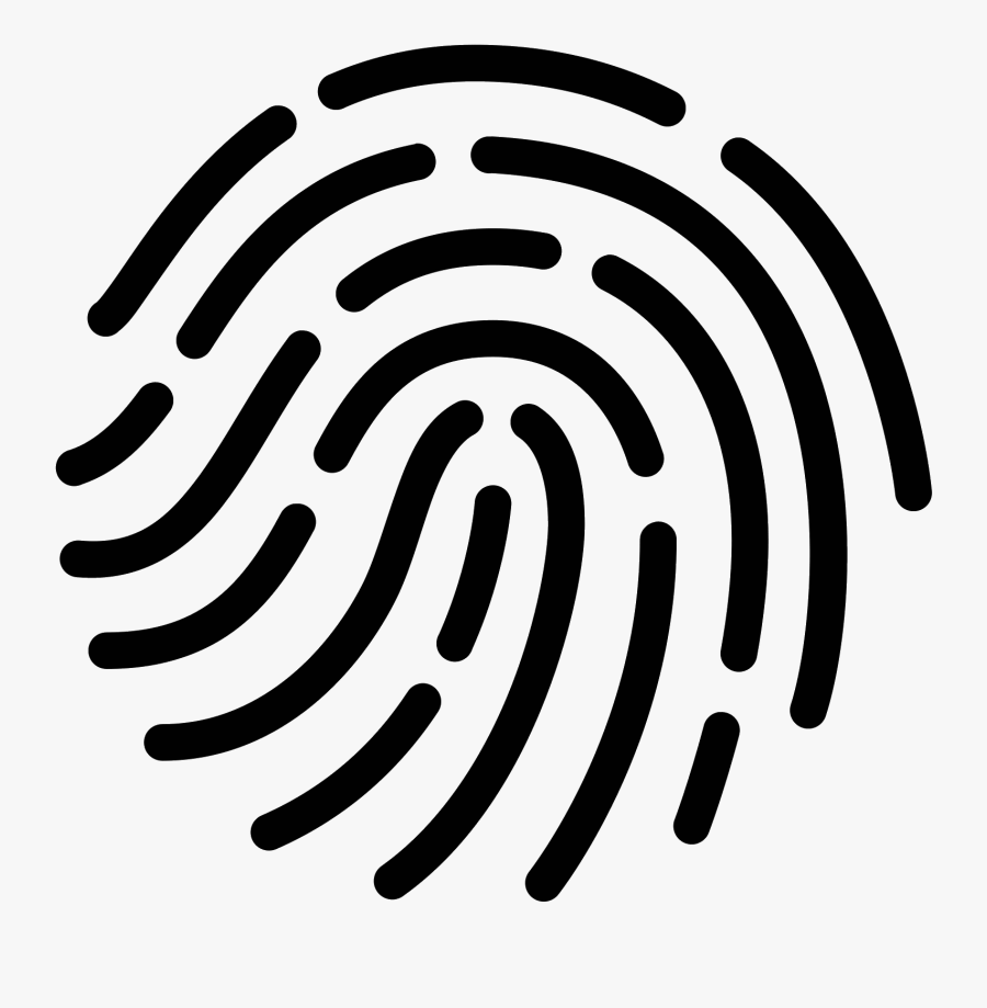 Clip Art Fingerprint Icons - Fingerprint Png, Transparent Clipart