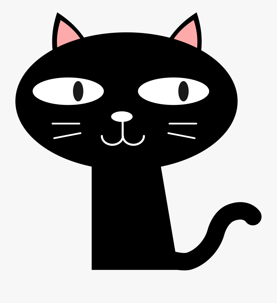 Black Cat Images, Cat Silhouette, Animals Images, Cat, - Cat Cartoon, Transparent Clipart