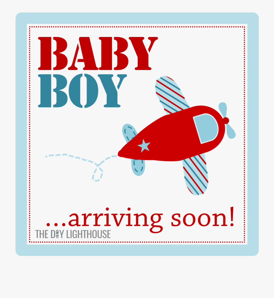 Airplane Clipart Baby Shower, Transparent Clipart