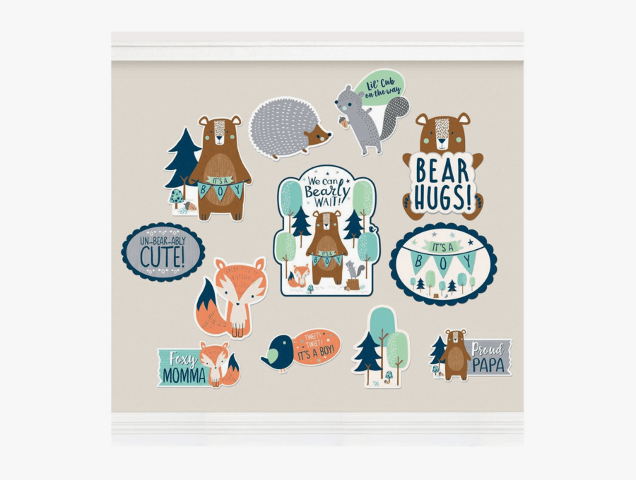 Mama Bear "it"s A Boy - We Can Bearly Wait Baby Shower, Transparent Clipart