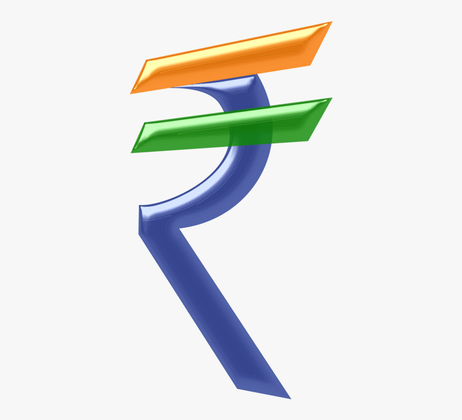 Indian Rupees - Transparent Background Rupee Symbol, Transparent Clipart