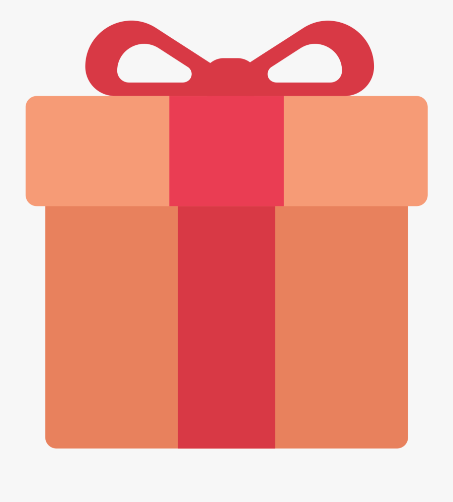 Gifts Clipart Rectangle - Gift Flat Icon Png, Transparent Clipart