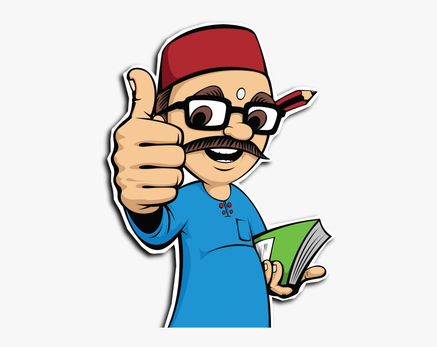 Fundraising Clipart Money Indian - Munim Ji Cartoon, Transparent Clipart