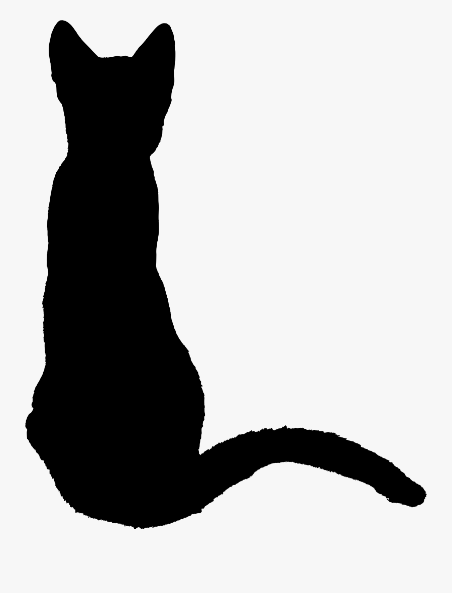 File - Kitten 1370737 - Svg - Wikimedia Commons Png - Back Of Cat Silhouette, Transparent Clipart