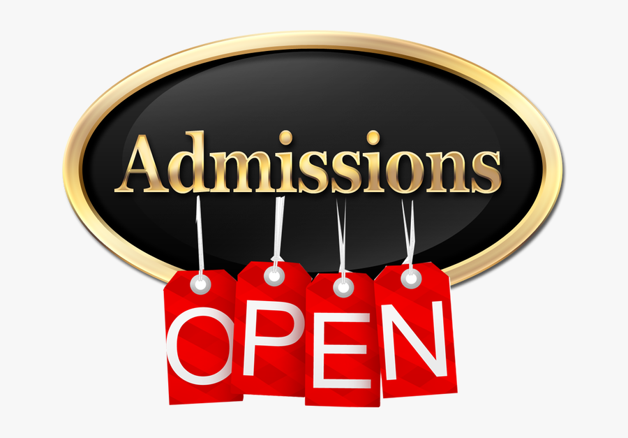 Admission Are Open Logo, Transparent Clipart