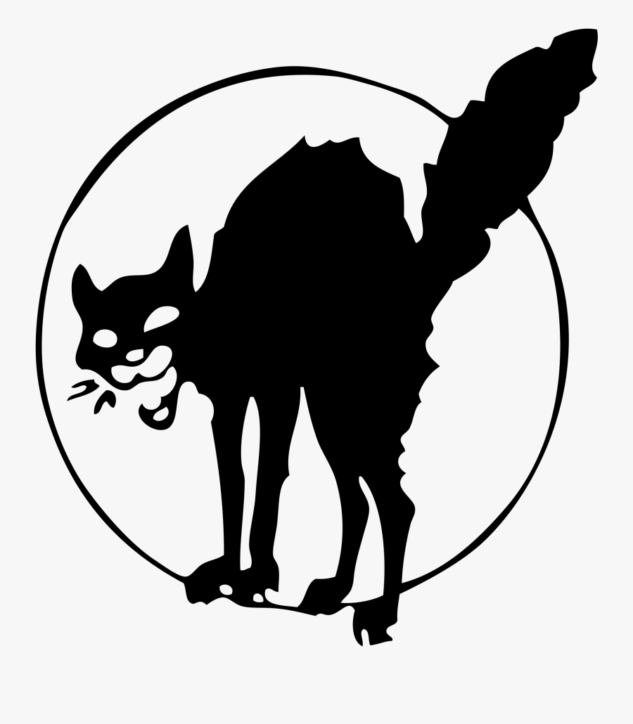 Anarcho - Anarchist Black Cat Tattoo, Transparent Clipart