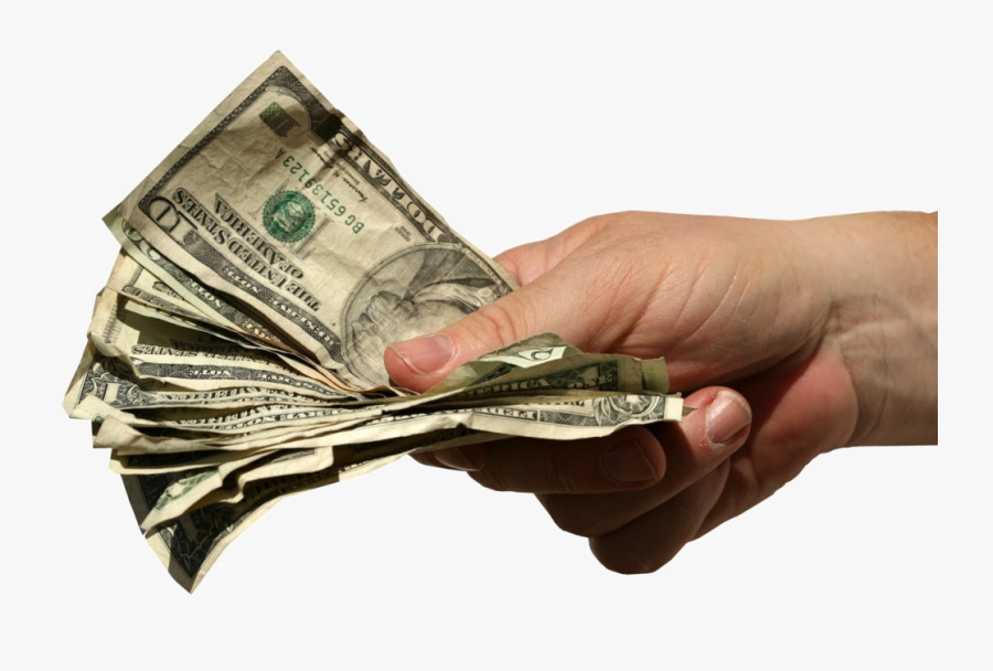 Hand With Money Png - Hand Of Money Png, Transparent Clipart