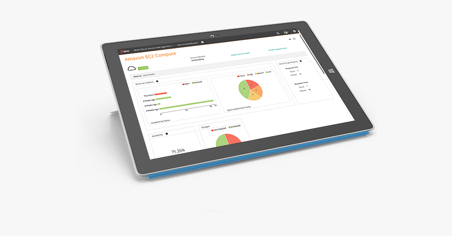Multi Cloud Service Management - Tablet Computer, Transparent Clipart