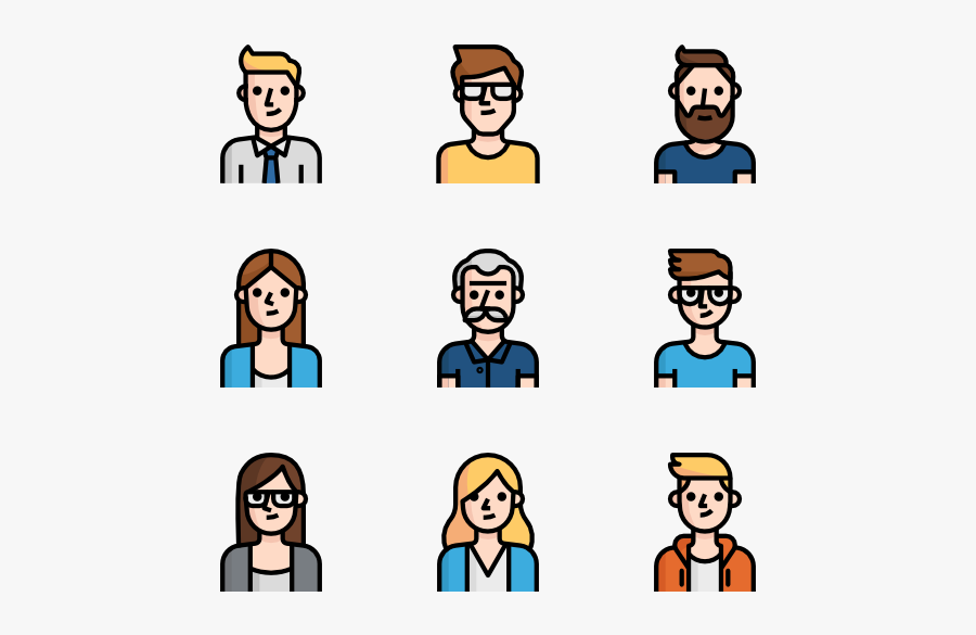 Avatar - 50 Years Old Icon, Transparent Clipart