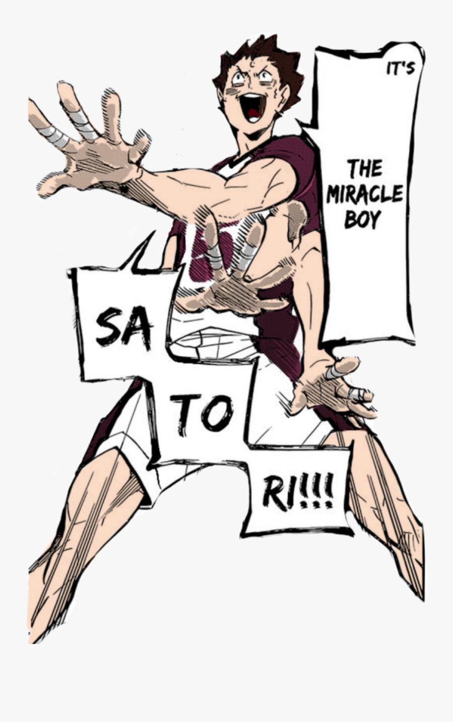 Nerd Clipart Weak Boy - Tendou Satori Miracle Boy, Transparent Clipart