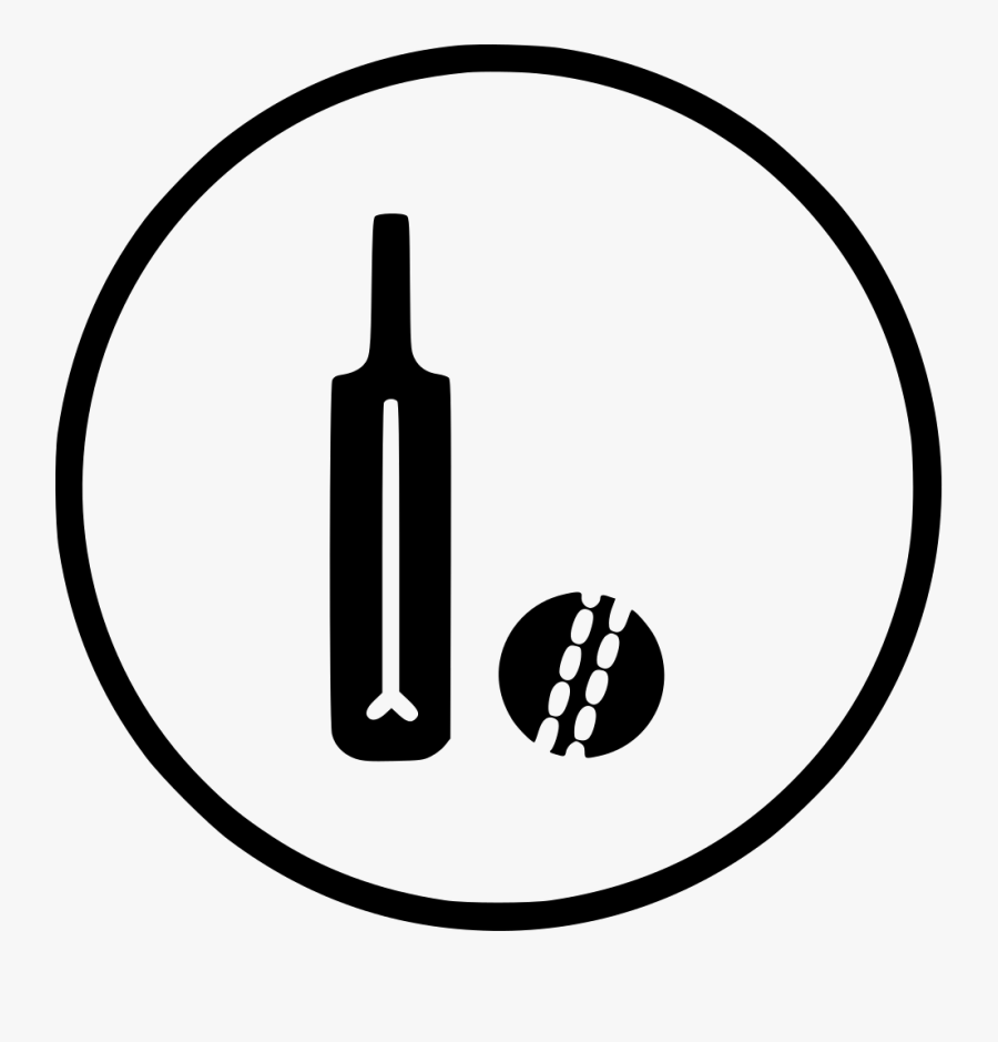 Collection Of Free Cricket Drawing Ball Download On - Batting, Transparent Clipart