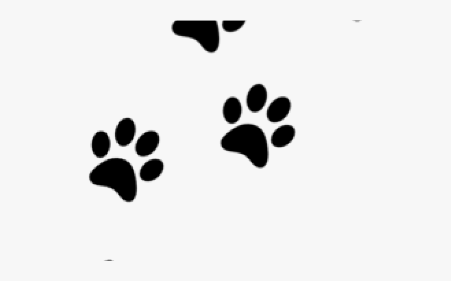 Cat Footprints Clipart - Transparent Paw Print Clipart, Transparent Clipart