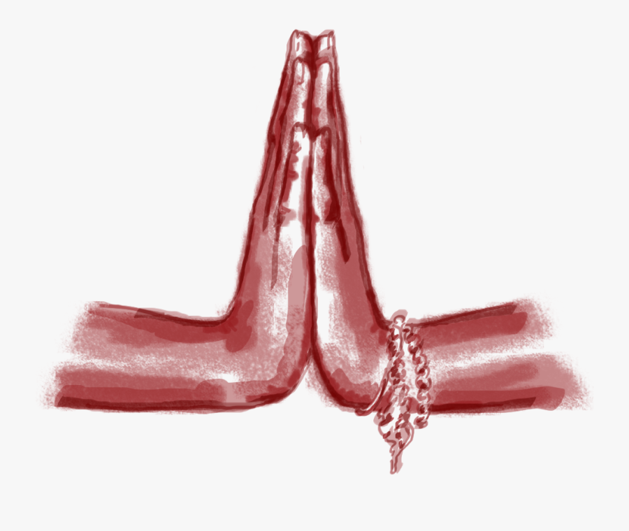 Namaste Hand Png - Illustration, Transparent Clipart