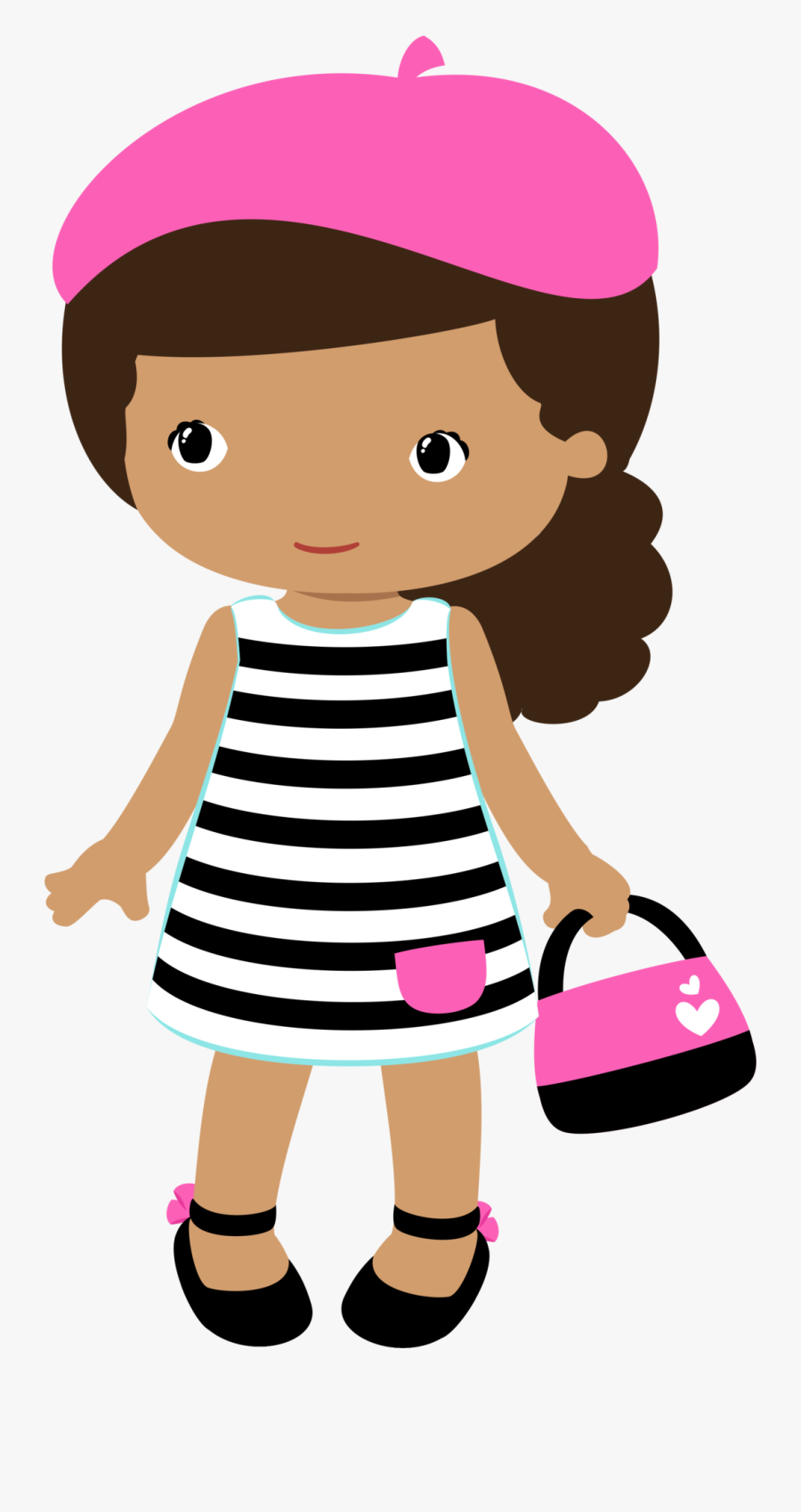 Bonecas Meninas Cliparts Pinterest Festa Paris E - Girls Clipart Png, Transparent Clipart